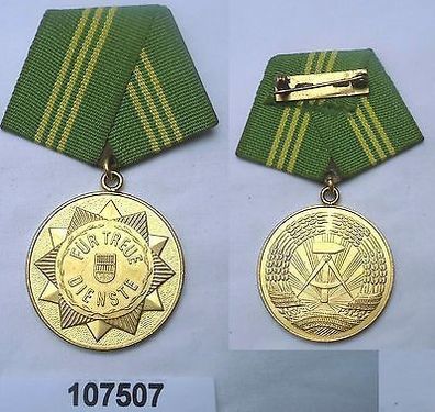 DDR Orden für treue Dienste bei der Deutschen Volkspolizei VP in Gold