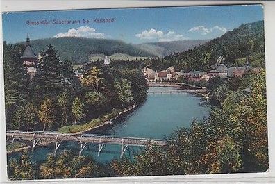 61413 Ak Giesshübl Sauerbrunn bei Karlsbad Totalansicht 1913
