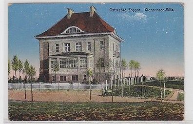 62236 Ak Ostseebad Zoppot Kronprinzen Villa um 1910