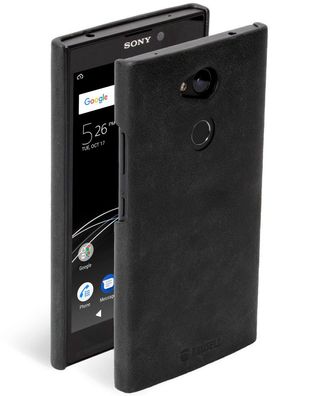 Krusell Cover Leder HardCase Schale SchutzHülle Tasche Etui für Sony Xperia L2
