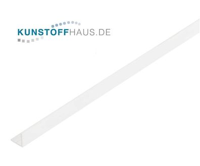 PVC Winkel - 15 x 15 x 1 mm - Weiß, Selbstklebend