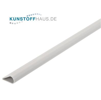 PVC Rahmenprofil - 15 x 8,5 mm - Weiß