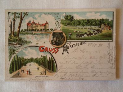 AK Gruss aus Moritzburg 26.5.1898