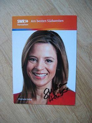 SWR Fernsehmoderatorin Stephanie Haiber - handsigniertes Autogramm!!!