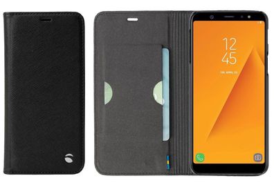 Krusell Folio Wallet Tasche Smart Hülle Case Cover für Samsung Galaxy A6+ 2018