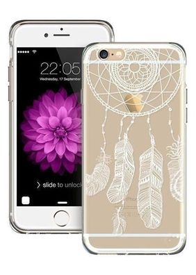 iPhone 6+ 6S+ Plus Feder Handyhülle Hülle Tasche Cover Case Silikon