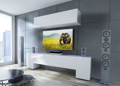 Comfort NX10 Möbel für Wohnzimmer Wohnwand Mediawand Schrankwand Wohnschrank