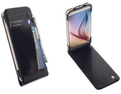 Krusell Folio Tasche Smart Hülle Case Cover Wallet für Samsung Galaxy S6 S6 Edge
