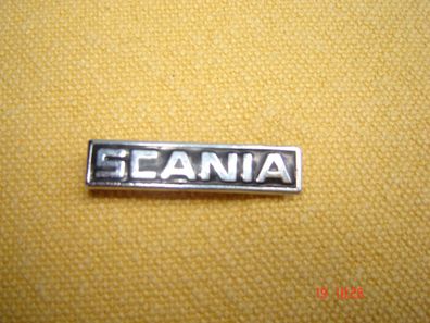 Pin Anstecknadel Scania silberfarben 3,5 x 0,7 cm mit Broschierung p