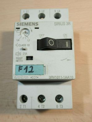 Siemens SIRIUS 3RV1011-1AA10, Motorschutzschalter