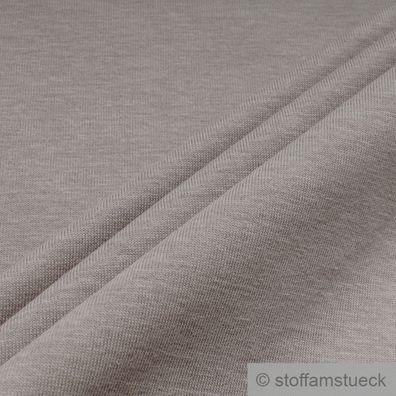 0,5 Meter PUL Baumwolle Polyurethan Single Jersey taupe wasserundurchlässig