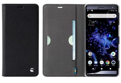 Krusell Folio Wallet Tasche Smart SchutzHülle Case Cover für Sony Xperia XZ2