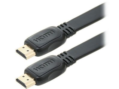 3 m HDMI - HDMI 2.0V GOLD ® Kompakt Flach Kabel High Speed Full HD 1080 3D 4K