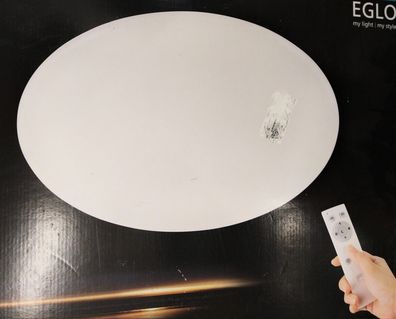 EGLO LED Deckenlampe Ø 57 cm, 1 flammige Deckenleuchte, Material: Stahl Lampe * A