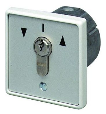Miniatur - Schlüsseltaster Typ: MR1-2T mit 2 Tast-Kontakten AB/ AUF, IP 54