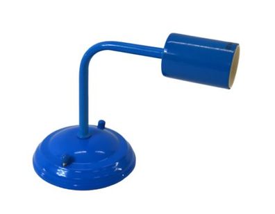 Wandleuchte Modern Metall blau LED Wandlampe E27 max. 60 W 230 V A + + > D