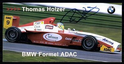 Thomas Holzer TOP Gross AK Original Signiert Motorsport + G 8983