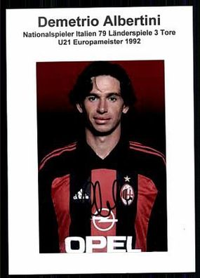 Demetrio Albertini Italien WM 1994 TOP Foto Original Signiert + G 9126