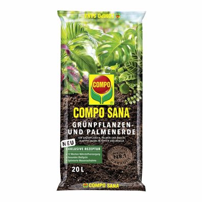 COMPO SANA® Grünpflanzen- und Palmenerde 20l