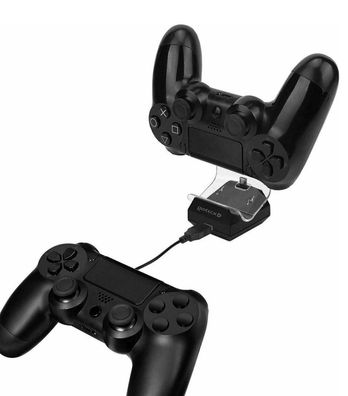 Gioteck Dual Charge Station USB LadeStation Ladegerät für Sony PS4 Controller