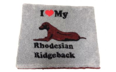 Vet Bed Hundedecke Hundebett Schlafplatz 100 x 75 cm Rhodesian Ridgeback braun