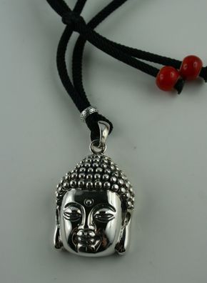 Buddha Anhänger 925 Sterling Silber Buddha Kopf tribal vintage