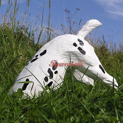 Halberhund Buddelnder Gartenzwerg Hund Garten Dekoration Dalmatiner Fan