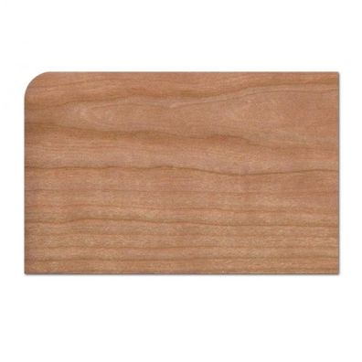 Holzpost Grußkarte aus Kirschbaumholz mit Umschlag "Blanko"