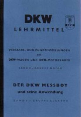 Reparaturanleitung DKW, Lehrmittel Vergaser/ Zündung