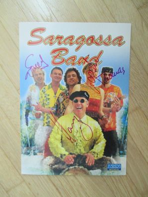 Schlagerstars Saragossa Band - handsignierte Autogramme!!!
