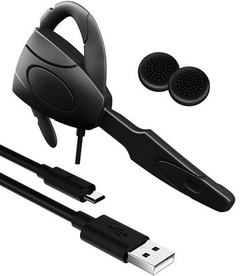 Gioteck Online GamingKit EX4 Chat Headset USB LadeKabel Grips für Sony PS4