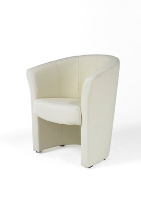 Cocktailsessel Clubsessel Loungesessel Bürosessel - Salyn - Creme