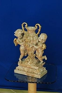 Engel Angel Statue Hand bemalt Büste Kelch Vase