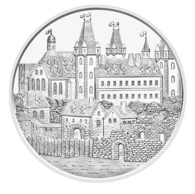 Österreich 1 oz. Unze Silbermünze -999- 825 Jubiläum Wiener Neustadt