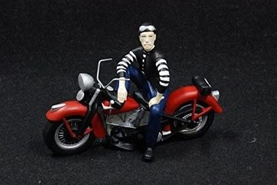Motorrad Motor Motorcycle Mann Statue Freiheit cool
