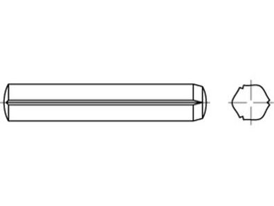 DIN 1473 A 1 Zylinderkerbstifte