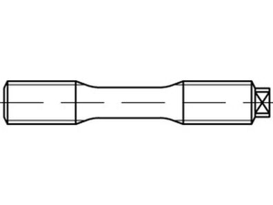 DIN 2510 Mu 1.7709 Form L AD W7 Schraubenbolzen mit Dehnschaft