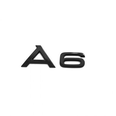 Original Audi A6 Schriftzug schwarz Tuning Black Edition Emblem 4K0071803