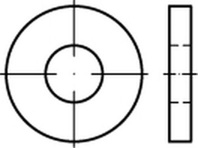 DIN 7349 Stahl 200HV Scheiben für Schrauben mit schweren Spannstiften
