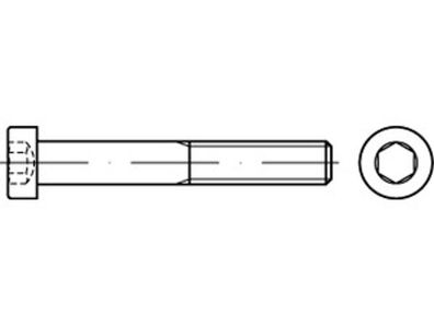 DIN 7984 A 2 Zylinderschrauben mit Innensechskant, niedriger Kopf