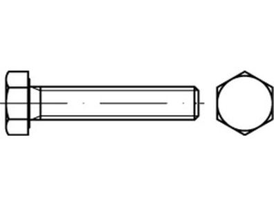ISO 8676 10.9 galvanisch verzinkt Sechskantschrauben mit Gewinde bis Kopf