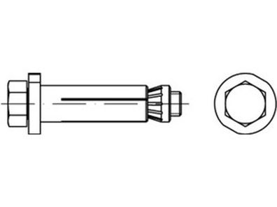 ART 82031 Stahl HB feuerverzinkt Lindapter-hollo-bolt