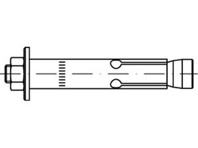 ART 88584 A 4 FZA-D Fischer ZYKON-Durchsteckanker FZA-D mit Mu. und Scheibe