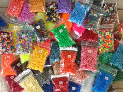 500 HAMA midi Bügelperlen - Einzelfarben / Mischungen - 5mm Durchmesser Perlen