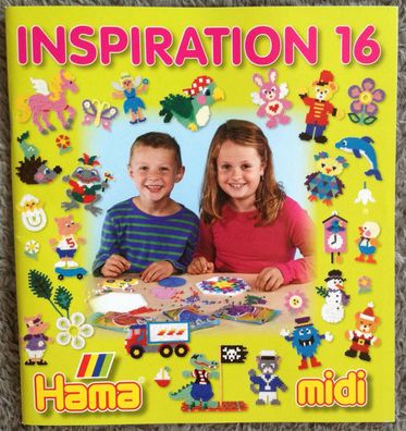 Inspiration 16 - Hama - Bügelperlen - Vorlagenheft - midi - Beads Stiftplatten