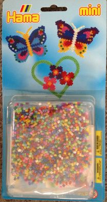Hama Geschenkpackung Nr. 5502 - mini Bügelperlen - Steckperlen Beads Stiftplatte