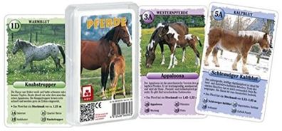 NSV 1135 Quartett Pferde Kartenspiel Spielkarten Playing Cards
