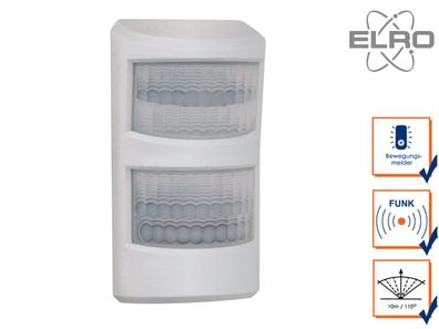 Haustier Bewegungsmelder 10m / 110° Smart Home ELRO AG4000 Alarmsystem mit App