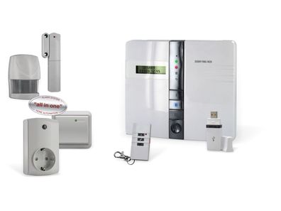 Sicherheits-/ Heimautomationssystem mit Telefondialer und Mehrzonenüberwachung