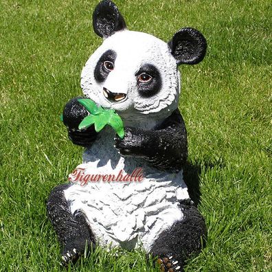Panda Pandabär Dekofigur Statue Skulptur Figur Gartenfigur Bär Tierfigur Deko